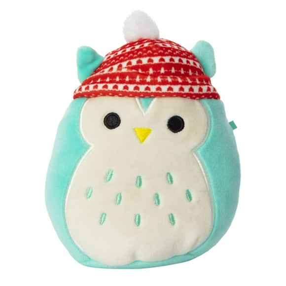 Squishmallows Super Cute Owl Plush Toy 4.5" Winston with Knit Cap