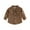 Brown, variant on Gelikeya Girls Jacket Leather Jacket Boys Hooded Long Sleeve Kids Thin Fashion Zipper Sport Coat Toddler Boy Fall Clothes (Brown, 5-6 Years)