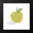 thumbnail image 2 of Robinson, Carol 20x20 Black Modern Framed Museum Art Print Titled - Green Linen Apple, 2 of 5