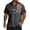Dark Gray-Y2, variant on Men American Flag Button Shirt 4th Of July Short Sleeve Shirts Us 250 Year American Button Down Patriotic Tee Gifts for Independence Day 1776-2026 Casual Tee,Blue XL