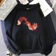 thumbnail image 3 of Sudadera con capucha de zorro ukiyo-e para amantes, sudaderas con capucha de Manga japonesa, sudaderas de lana, ropa de calle linda, ropa Hipster para hombres, otoño, 3 of 5