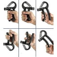 thumbnail image 2 of 2 Pcs Exercices de Main Hommes 5-60 kg Poignée de Main Ajustable pour Récupération Musculaire, 2 of 2