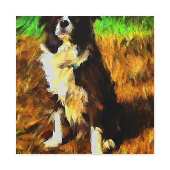 Border Collie Brilliance - Canvas