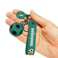 thumbnail image 4 of Qonioi European Cup Football Keychain, Glue Football Pendant Jewelry, Soccer Gift Accessory, Sports Key Ring, 4 of 7