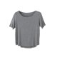 thumbnail image 1 of Mujeres Manga Corta Tops Impresión Casual Cuello Redondo, Blusa de Moda para Todo el Uso de Fiesta de Temporada, 1 of 3