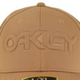 thumbnail image 3 of Oakley 6 Panel Stretch Embossed Hat, Coyote, Large-X-Large, 3 of 9