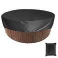 thumbnail image 1 of Hot Tub Cover  Swimming Pool Dust Cover Outdoor Waterproof Moisture Proof Foldable Hot Tub Cover  Waterproof Spa Cover Protector, 1 of 9