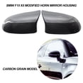 thumbnail image 2 of Cubiertas De Espejo De Puerta Cubiertas De Espejo Retrovisor De Repuesto Negro Tapas De Espejo Retrovisor Para Bmw 2Pcs Scienceny VI009229-01, 2 of 5