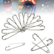 12pcs New Large Heavy Duty Stainless Steel Big Jumbo Safety Pin Blanket Crafting