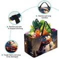 thumbnail image 3 of Snowman Large Foldable Oxford Cloth Laundry Bag Storage Box Cube Organizer, 3 of 7