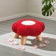 thumbnail image 4 of Muebles para oficina en casa Taburete de flores Taburete redondo pequeño Taburete de agárico de nube Decoración de habitación Durabilidad Taburete de piso Silla de bebé Taburete de madera, 4 of 6