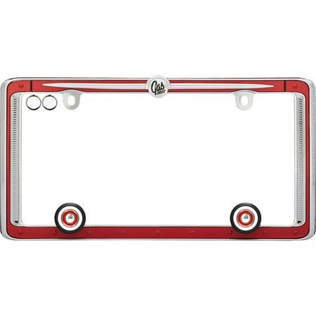 Cruiser Accessories Vintage, Red/Chrome with Fastener Caps