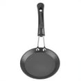 thumbnail image 2 of Cute Mini Frying Pan Poached Egg Model Skillet Small Wok Kitchen Cooker Electric Wood Handle, 2 of 5