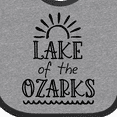 thumbnail image 4 of Inktastic Lake of the Ozarks Sun and Lake Boys or Girls Baby Bib, 4 of 4
