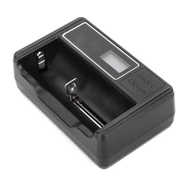 Cargador de batería USB, cargador de batería universal SEIVI PC Black Cargador de batería con pantalla inteligente Diseñado para el futuro