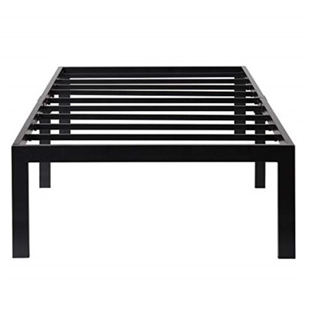 Olee Sleep 18 Inch Tall Heavy Duty Steel Slat Bed Frame T-3000