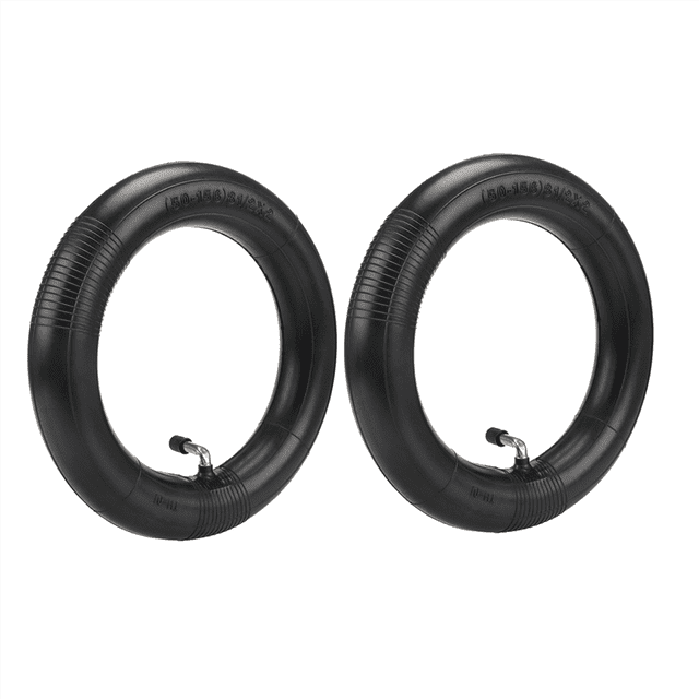 2pcs 8.5-Inch Outward Facing 90 Degree Thickened Inner Tube 8 1/2X2 (50-156) Butyl Rubber Thickened Inner Tube