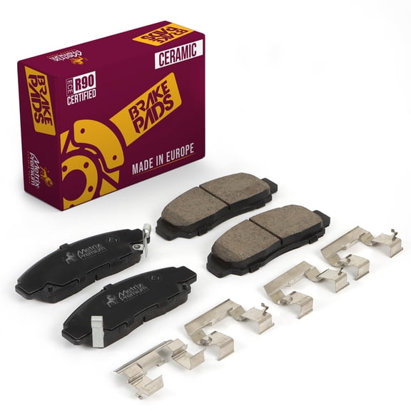 Metrix Premium Chassis Parts - Front Ceramic Disc Brake Pad Set D787 Fits 2003-2011 Honda Accord, 2006-2011 Acura CSX, 2006-2009 Honda Civic, Made in Europe