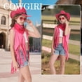 thumbnail image 2 of Trajes de vaquera para niñas, disfraz western de Dwieey, 5 a 6 unidades, 2 of 7