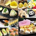 thumbnail image 4 of MYG Onigiri Mould 3 Pack Rice Moulds Musubi Maker Kit Triangle Rice Ball Mould DIY, 4 of 9
