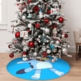 thumbnail image 7 of Lsque Bluey Print Christmas Tree Skirt, Tree Skirt with Ties or Velcro, Perfect for Holiday Decorations, Halloween, and New Year-48", 7 of 7