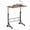Rust, variant on CONCETTA 31.5'' Adjustable Height Rolling Computer Desk with Storage Shelves, Portable Mobile Desk for Small Spaces Home Office, Black