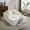 Corduroy | Beige, variant on Ataucjin 61" Oversized Chaise Lounge Chair Indoor Comfy Corduroy Sofa Bed Upholstered Sleeper Couch with 4 Pillows & Armrests Lazy Sofa Bed for Reading Fluffy Plush Cloud Couches Chair for Living Room