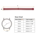 thumbnail image 2 of Uxcell Stainless Steel Mesh Watch Band 16mm Quick Release Magnetic Clasp, Red, 2 of 6