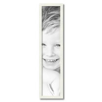 ArtToFrames 7" x 32" White Picture Frame, 7x32 inch White Wood Poster Frame (WOM-5138)