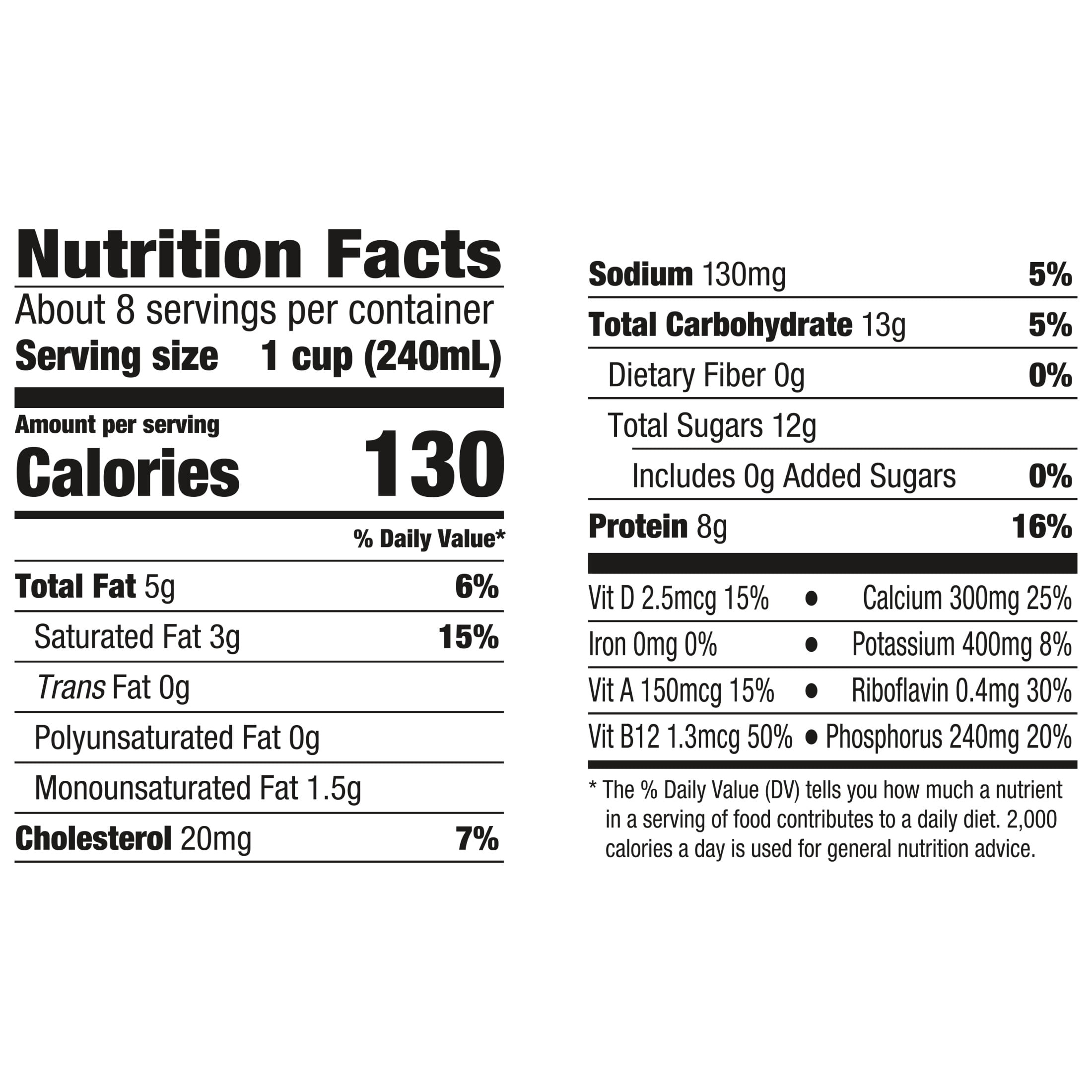 Horizon Organic Lactose Free Milk, 2% Reduced Fat, 64 fl oz Carton