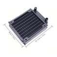 thumbnail image 2 of Radiador de ordenador de 80mm, ordenador de sobremesa, disipador de calor de refrigeración por agua de aluminio, accesorio de enfriador de agua Inevent EL4967-00B, 2 of 7