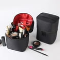thumbnail image 1 of Deeceymbur Large Capacity Waterproof Makeup Bag Cosmetic Organizer Travel Case Toiletry with Multiple Compartments Handheld Pouch Daily Use Wash Storage Brushes, 1 of 6