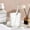 Clear, variant on WMTOKK Transparent Mouthwash Cup 300ml Wide Mouth Drinking Cup Thickened Bathroom Rinse Cup For Toothbrush Holder Or Beverage Glass (in Green)