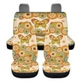 thumbnail image 6 of Jeiento Butterfly Car Seat Covers for Women Girls Mandala Front and Rear Split Auto Seat Cushion Soft High Back Front Back Seat Cover Car Accessories for Most Vehicles Interior Decor, 6 of 7