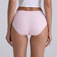 thumbnail image 5 of Fnooota Womens Underwear, High Waist Briefs 100% Cotton Panties Light Breathable Comfort Stretchy Pink ,XL, 5 of 5