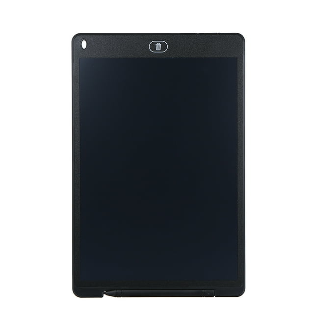 12-Inch LCD Writing Tablet with HD Soft Screen, Pure Pressure Induction & Finger Writing - Portable, Slim Design with One-Button Erasure, Anti-Shock Protection, Anti-Lost Stylus Slot & CR2020 Battery