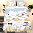 thumbnail image 1 of Sanrio Animals Printed Duvet for Children Cute Cartoon Quilt  Polyester Hello Kitty Luxury 3-Piece Set 1 Cover Bedding, 1 of 1