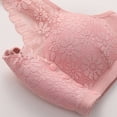 thumbnail image 3 of New Front Buckle Underwear Female Thin Without Ring Large Size Bra Vest Lace Bra, 3 of 8