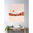 thumbnail image 2 of Sahara Sunset Poster Wall Art, Modern Wall Decor For Living Room Bedroom, 8x12 UNFRAMED, 2 of 3