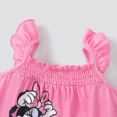 thumbnail image 6 of Disney Minnie Mouse Baby Girls Dresses Graphic Ruffled Sleeve Girls Outfits Clothes for Little Girls Sizes 3M-6T Pink, 6 of 6