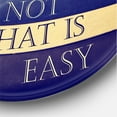 thumbnail image 3 of Designart 'Do What Is Right Not What Is Easy On Books' Traditional Circle Metal Wall Art 23x23 - Disc of 23, 3 of 5