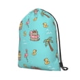 thumbnail image 3 of Pusheen The Cat Mochila Con Cordón Resistente Al Agua Bolsa De Cuerda De Moda Deportiva Sackpack Saco De Gimnasio Con Para Hombres Y Mujeres, 3 of 4