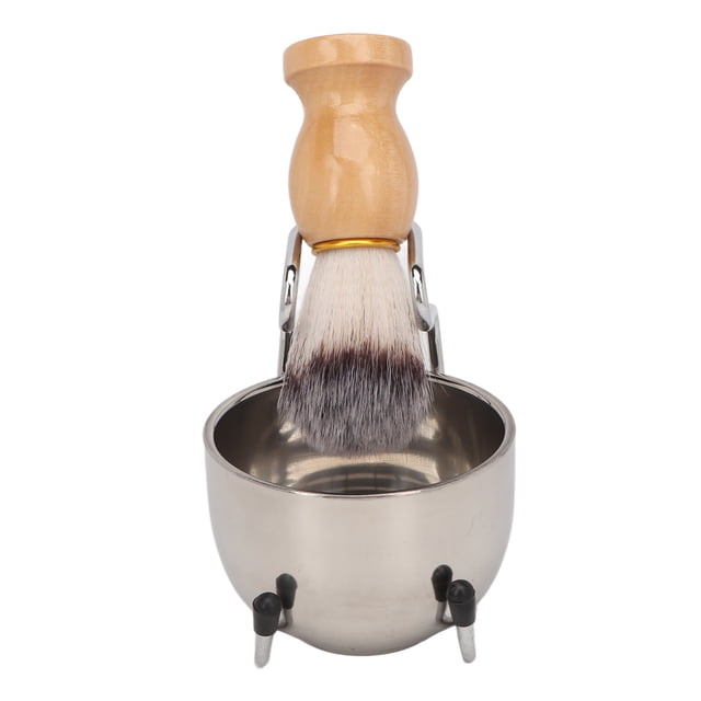 Juego de brochas de afeitar para hombre, multifuncional, 3 en 1, soporte para brocha de afeitar, Kit de jabonera para salón en casa