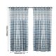 thumbnail image 2 of Cortina semitransparente Cortina de gasa para ventana Divisor de habitación para balcón de dormitorio, 140x260cm, Azul, 2 piezas sidaley LF0161-03B*2, 2 of 7