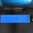 thumbnail image 2 of Roll Up Keyboard Computer Waterproof 109 Keys Silent USB Wired Keyboard, 2 of 5
