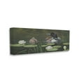 thumbnail image 3 of Stupell Industries Duck Family in Pond Animals & Insects Painting Gallery Wrapped Canvas Print Wall Art, 48 x 20, 3 of 7