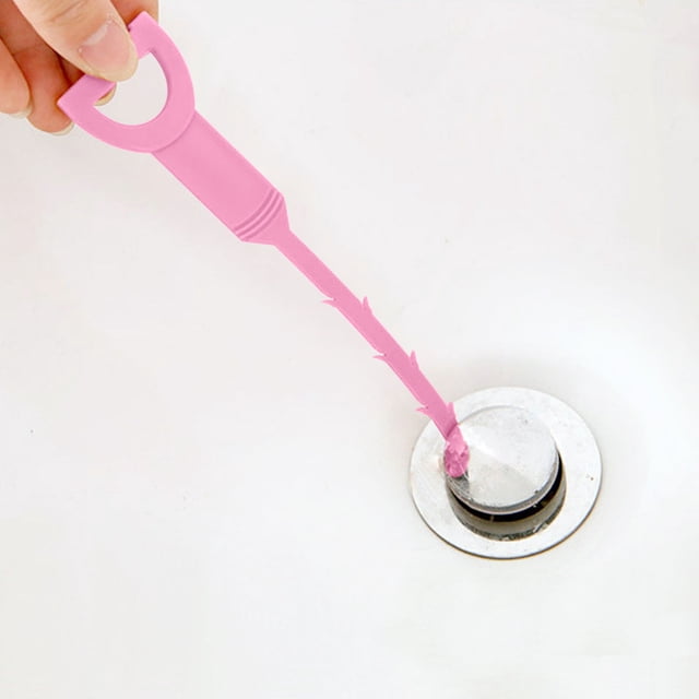 Xihbxyly Herramienta para Desatascar Desagües, Flexible, de 50 Cm, con Varilla de Púas, Solución Ecológica para La Limpieza Del Cabello, Versátil para Lavabos, Bañeras E Inodoros, Esencial para Propi