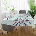 thumbnail image 6 of Coolnut Independence Day Rectangle Tablecloth Spill-Proof Polyester Table Cloth Table Cover for Kitchen Dining Picnic Holiday Party Decoration,54"x54", 6 of 7