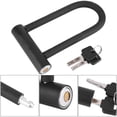 thumbnail image 2 of Cerradura en forma de U segura para bicicletas cerradura en forma de U para bicicletas con llave de cobre bicicletas cómodas de acero estable y PVC de 500 g para ANGGREK Otros, 2 of 7