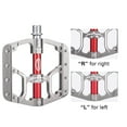 thumbnail image 5 of CXWXC Road/Mountain  Bike Pedals 3 Bearings 9/16” Aluminum Alloy Bicycle Pedals, 5 of 7